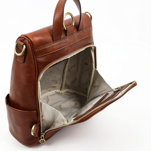 Leather Bag Time Resistance Backpack Purse - Picture 9 of 11